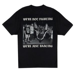 kenny Idles Merch We'Re Not Fighting Black Shirt0