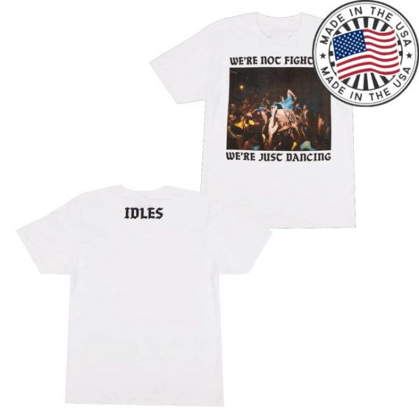 kenny Idles Merch We'Re Not Fighting White Shirt1