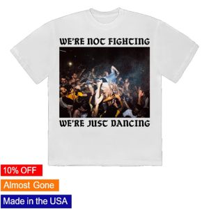 kenny Idles Official Merch Were Not Fighting White Shirt