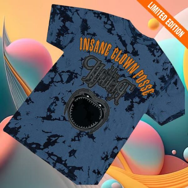 kenny Insane Clown Posse Merch Shop Store In Navy Ice Dye Shirte