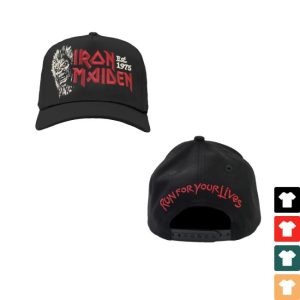 kenny Iron Maiden Merch Run For Your Lives 2025 Tour Baseball Cap kenny Iron Maiden Merch Run For Your Lives 2025 Tour Baseball Cap