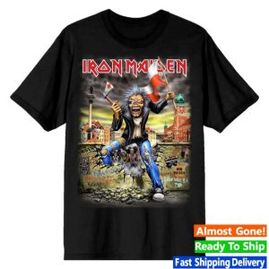 kenny Iron Maiden Merch Store Run For Your Lives 2025 Tour Poland Tee