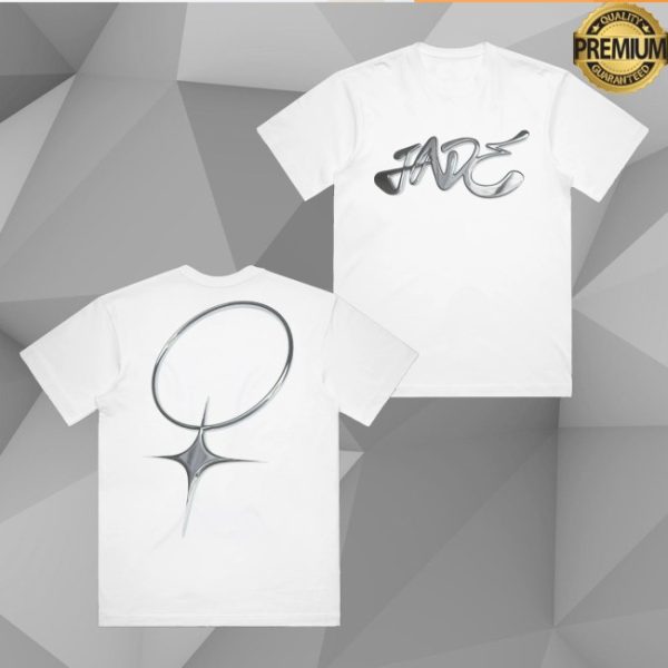 kenny Jade Merch Jade Chrome Logo White Shirt0