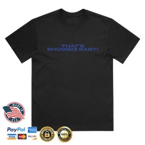 kenny Jade Merch Thats Showbiz Baby Black Shirt