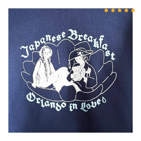kenny Japanese Breakfast Merch Orlando In Love Cobalt Sweatshirt