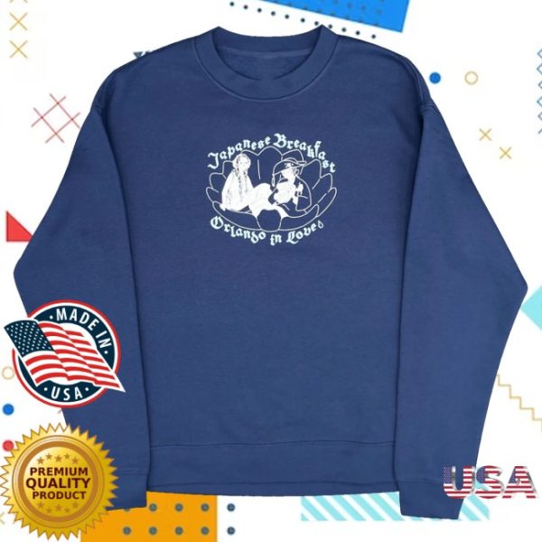 kenny Japanese Breakfast Merch Orlando In Love Cobalt Sweatshirt1