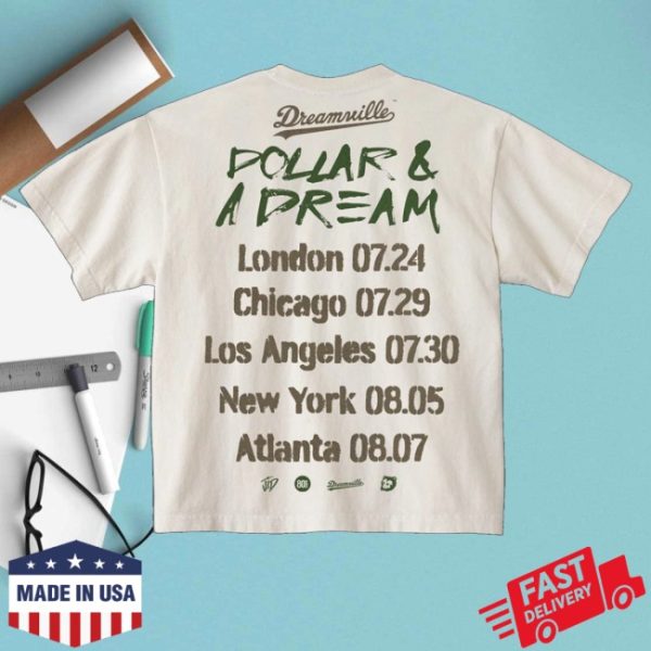 kenny Jid World Merch Gdlu X Dreamville Dollar A Dream Tee
