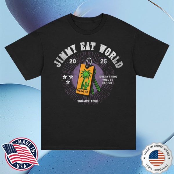 kenny Jimmy Eat World Merch Summer 2025 Tour Shirt Black0