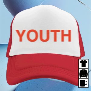 kenny Joey Valence And Brae Merch Youth Red White Trucker Hat