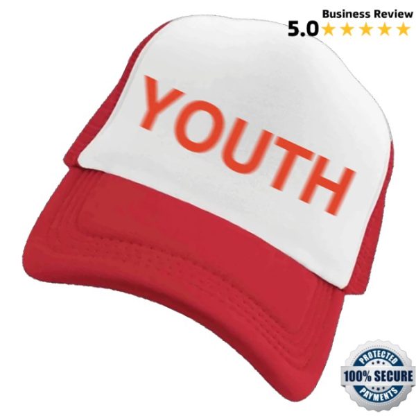 kenny Joey Valence And Brae Merch Youth Red White Trucker Hat1