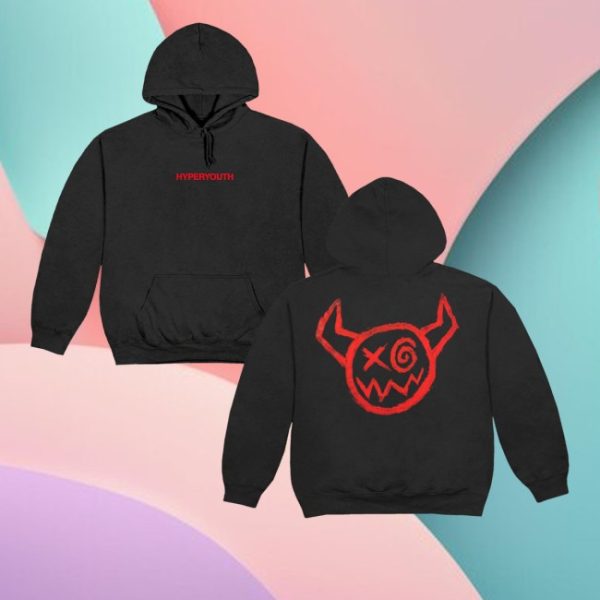 kenny Joey Valence Brae Merch Store Hyperyouth Black Hoodiess