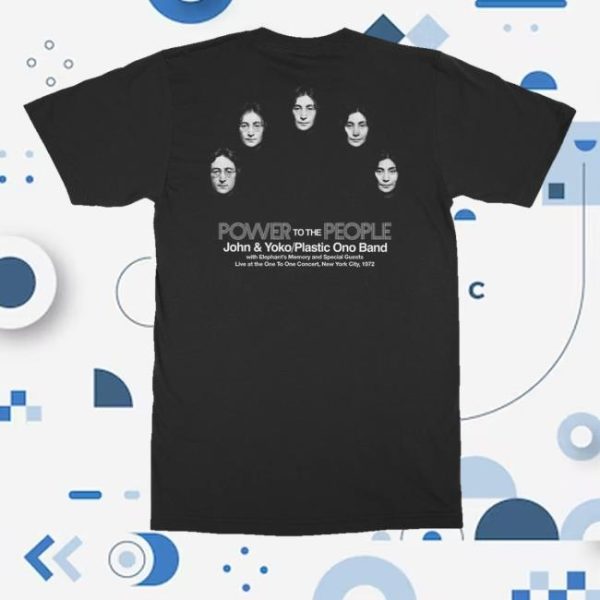 kenny John Lennon Merch Shop Store John And Yoko Power To The People Shirts