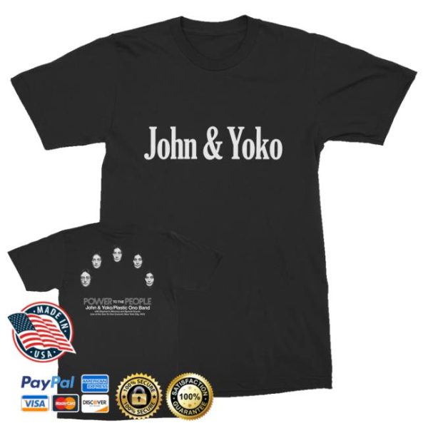 kenny John Lennon Merch Shop Store John And Yoko Power To The People Shirtx