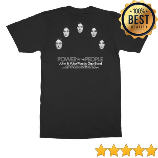 kenny John Lennon Store Merch John And Yoko Power To The People Shirts