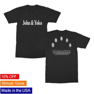 kenny John Lennon Store Merch John And Yoko Power To The People Shirtss
