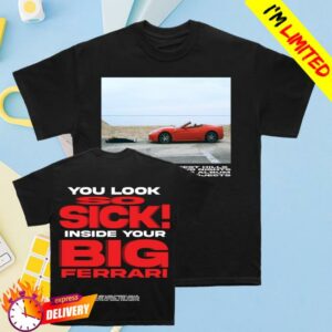 kenny Jon Bellion Merch Shop Store Forest Hills You Look So Sick Inside Your Big Ferrari Shirt