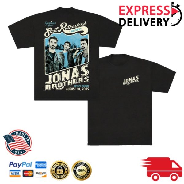 kenny Jonas Brothers Merch Store Greetings From Your Hometown New Jersey City Shirtss