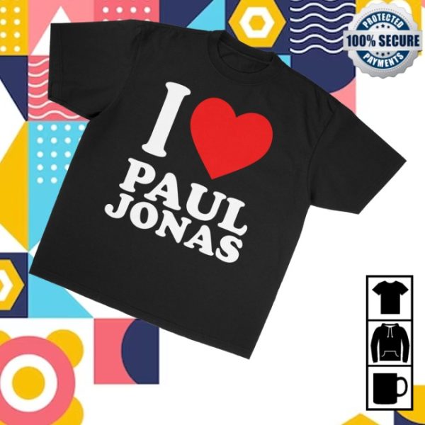 kenny Jonas Brothers Merch Store I Love Paul Jonas Shirts