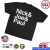 kenny Jonas Brothers Merch Store Nick Joe Paul Shirts