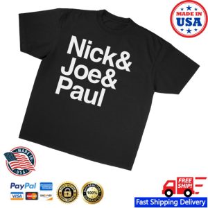 kenny Jonas Brothers Merch Store Nick Joe Paul Shirts