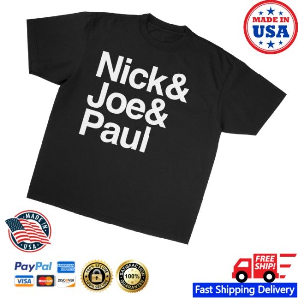 kenny Jonas Brothers Merch Store Nick Joe Paul Shirts