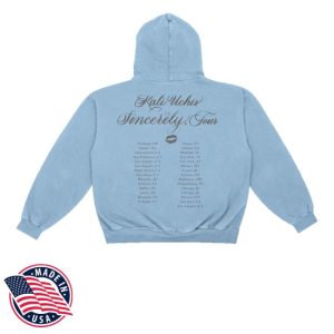 kenny Kali Uchis Merch Store Sincerely Tour Date Back Hoodies kenny Kali Uchis Merch Store Sincerely Tour Date Back Hoodies