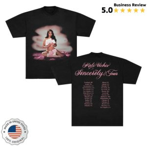 kenny Kali Uchis Merch Store Sincerely Tour Date Back Teess Black kenny Kali Uchis Merch Store Sincerely Tour Date Back Teess Black