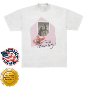 kenny Kali Uchis Merch Store Sincerely Tour Envelope Shirt White