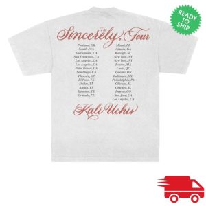 kenny Kali Uchis Merch Store Sincerely Tour Envelope Shirt Whites kenny Kali Uchis Merch Store Sincerely Tour Envelope Shirt Whites