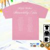 kenny Kali Uchis Merch Store Sincerely Tour Pink Date Back Shirts