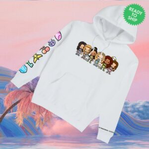 kenny Katseye Merch Katseye X Toca Boca White Hoodie1