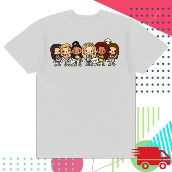 kenny Katseye Merch Katseye X Toca Boca White Shirt0