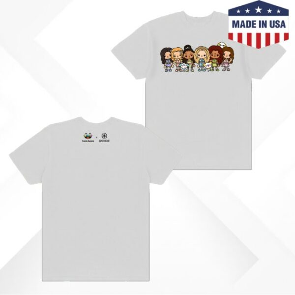 kenny Katseye Merch Katseye X Toca Boca White Shirt1