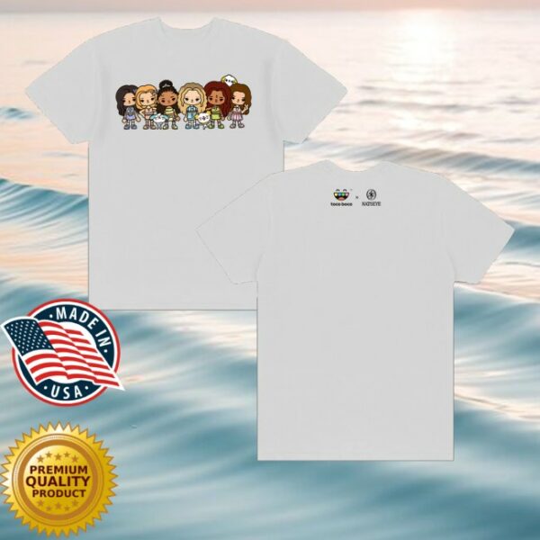kenny Katseye Merch Store Katseye X Toca Boca White Shirtss