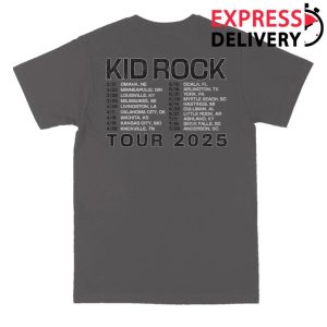 kenny Kid Rock Merch Store Bad Rep Grey Tour Shirt kenny Kid Rock Merch Store Bad Rep Grey Tour Shirt