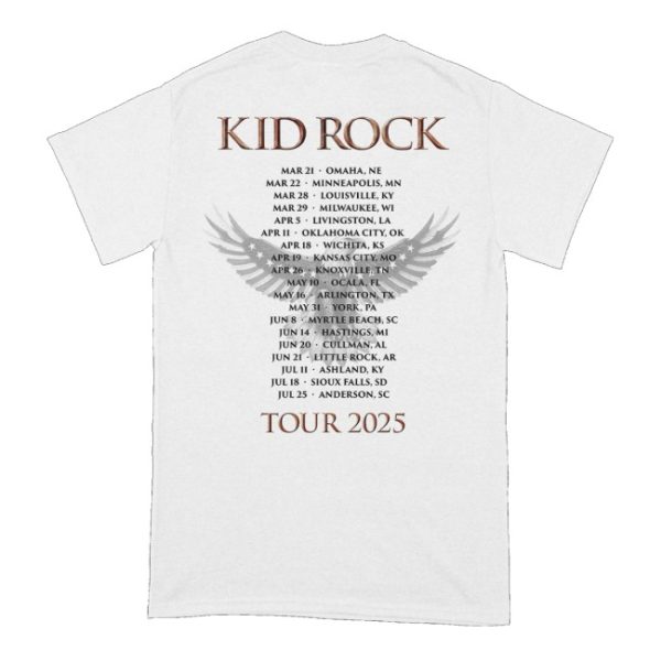kenny Kid Rock Merch Store Eagle Drop Tour Shirt