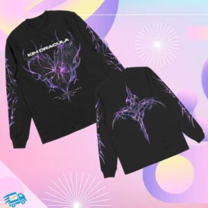 kenny Kim Dracula Merch Shop Store Purple Heart Long Sleeve Shirts kenny Kim Dracula Merch Shop Store Purple Heart Long Sleeve Shirts