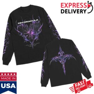 kenny Kim Dracula Store Purple Heart Long Sleeve Black1 kenny Kim Dracula Store Purple Heart Long Sleeve Black1