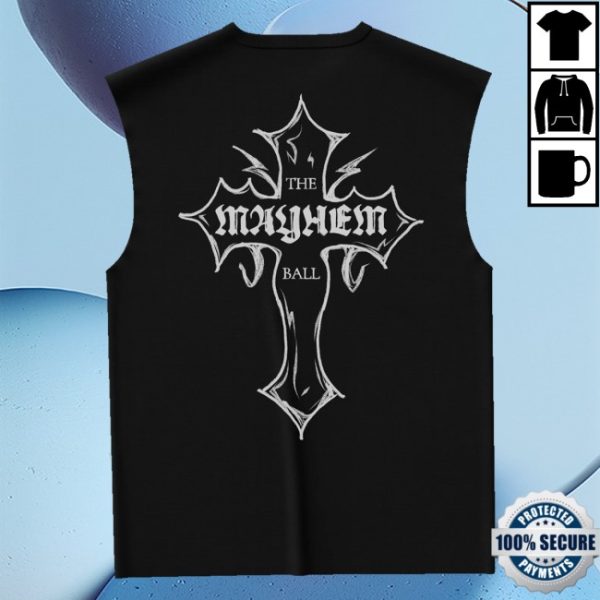 kenny Lady Gaga Merch Mayhem Cross Cutoff