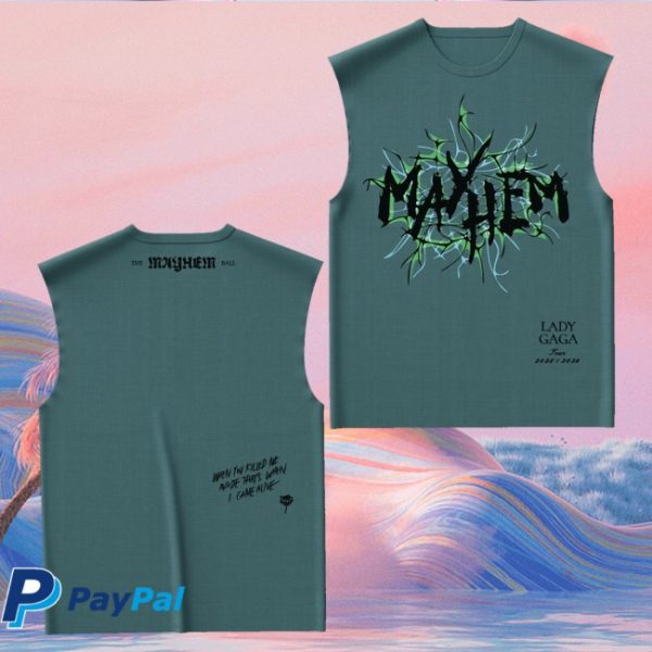 kenny Lady Gaga Merch Mayhem Cutoff0