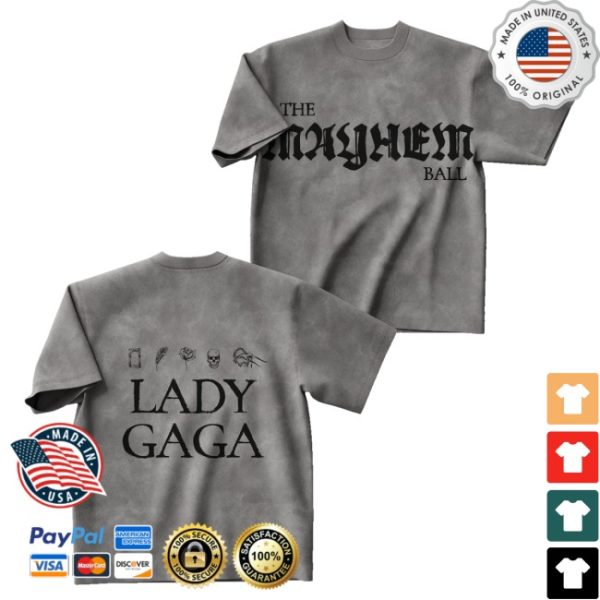 kenny Lady Gaga Merch The Mayhem Ball Shirt1