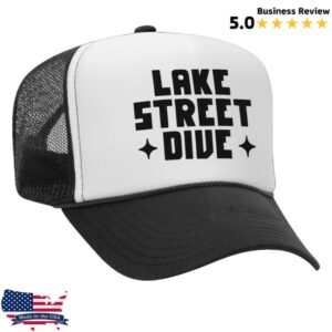 kenny Lake Street Dive Store Merch Black 2025 Logo Trucker Hat