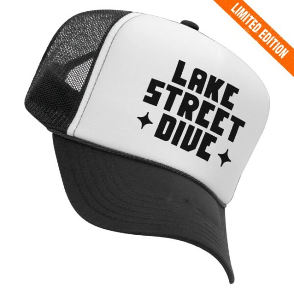 kenny Lake Street Dive Store Merch Black 2025 Logo Trucker Hat0
