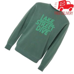 kenny Lake Street Dive Store Merch Green Logo Crewneck Sweat Shirt1 kenny Lake Street Dive Store Merch Green Logo Crewneck Sweat Shirt1