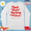 kenny Lake Street Dive Store Merch White Repeating Logo Long Sleeve