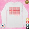 kenny Lake Street Dive Store Merch White Repeating Logo Long Sleeve0
