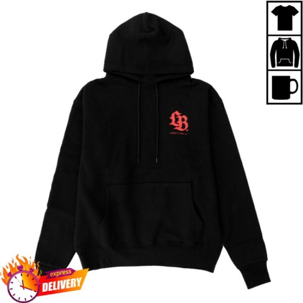 kenny Lbwk Merch Store Bonsai Hinomaru R32 Hoodie Black