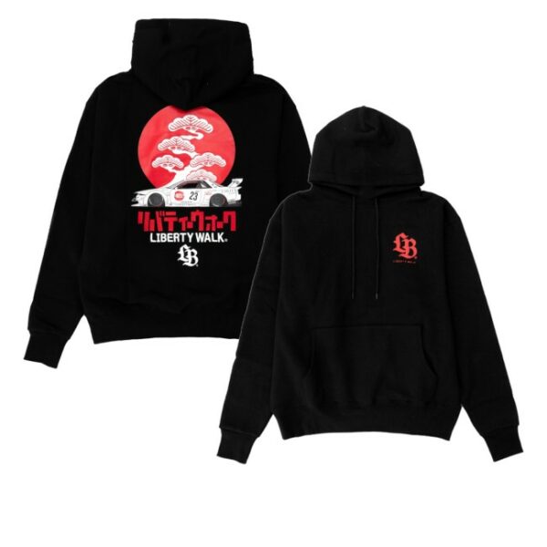 kenny Lbwk Merch Store Bonsai Hinomaru R32 Hoodie Blackss