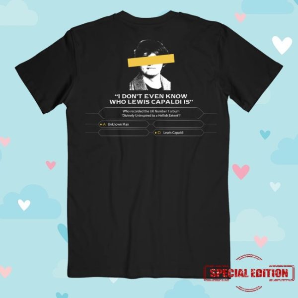 kenny Lewis Capaldi Merch Store Who Is Lewis Capaldi Shirts