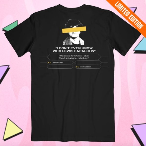 kenny Lewis Capaldi Merch Who Is Lewis Capaldi Tee0